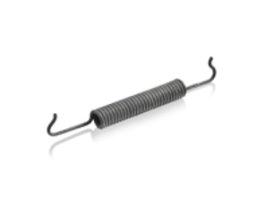 Handbrake shoes return spring, upper. Porsche 924 - 113609605A, 113609605B