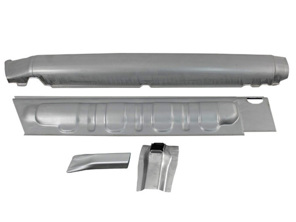 Door Sill Inner & Outer Panels with Jack Panels Kit. Porsche 911 1966-08/73 - 91150112403, 91150112303, 591077, 591078, 1682500270, 1682500280
