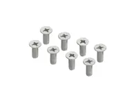 Brake Disc Mounting Screws SET OF 8 for Porsche with 5mm factory spacers - 90026910601, 90026910609