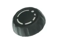 Rotary knob LEFT for Radio control. Porsche 987.1 Boxster / 987C.1 Cayman / 997.1 - 95564295100, 99764220100A05, 99764220101A05