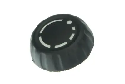 Rotary knob LEFT for Radio control. Porsche 987.1 Boxster / 987C.1 Cayman / 997.1 - 95564295100, 99764220100A05, 99764220101A05