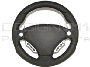 Steering Wheel Daytona GT MF - Black Leather - RAID