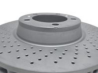DAMAGED Brake Disc Rotor Standard Coat Z FRONT LEFT. Porsche 996 / 997 / 991.2 / 992.1 / 718 Boxster / Cayman - 99635140904