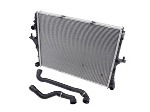Complete Radiator & Coolant Hose Kit . Porsche 955 Cayenne S / Cayenne turbo - 95510614201, 955106142010, 95510614200, 95510623910, 95510623800 - GPBH-23800, CR571000P, GPBH-23910