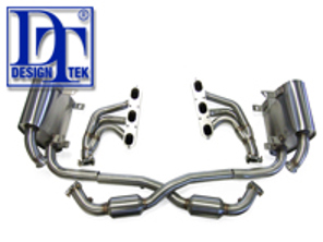 DesignTek Sports High Flow Exhaust Package (+20 to 28 bhp) Porsche 996 C2 / C4 / C4S