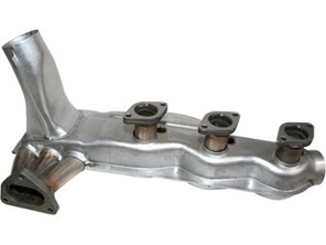 Exhaust heat exchanger, Galvanized stainless steel. Porsche 911 2.7L / 911 3.0L 1974-83 / 911SC - 91.101, 91.101G, 91.101S, 91.101S41, 1623102100, 93021102501, 1623103300, 1623103500, 1623105800 - 1623105800