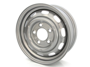 15' 5.5inch ET42 Steel Wheel with Silver / Grey Finish - 91136102200
