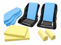 Seat Frame and Foam Kit with Headrest for 5-Point Seat Belts Rennsport. Porsche 914 / 911