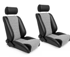 Black Leatherette / Houndstooth