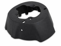 Steering wheel back cover, Black. Porsche Manual - 95B419798B5Q0, 95B419798B, 95B419798F5Q0
