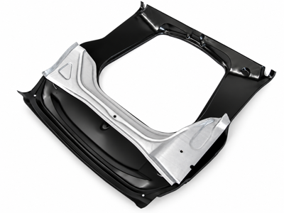 Complete Front Floor / Suspension Mount and Fuel Tank / Battery Support. Porsche 911 1969-73 - 90150104921, 91150195500GRV