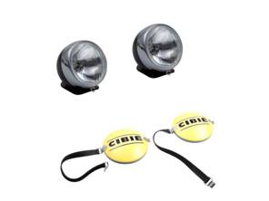 Additional driving light set with lamp covers Cibie style LHD. Porsche 911 - LTG11.1.107, LTG11.3.105