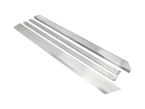 Door Threshold Side Sills Protectors Set MILLED FINISH. Porsche 911 1965-73 - 90155111550, 90155111650 - IA.008.003