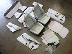 Used Interior seats, door panels & carpets in cream for Porsche 964