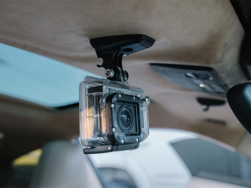 Rennline PH07 Sun visor GoPro mount for Porsche 991 981 Cayman - PH07 ...