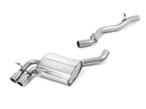 MILLTEK sport cat-back exhaust system, Non-Resonated. Audi S3 2.0 T quattro Sportback (8P)