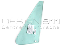 Front 1/4 window glass, Green Tint. Porsche 911/912 65-73 TARGA - 90154250145, 90154250245