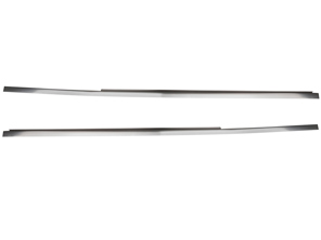 Door outer moulding trim, Chrome. Porsche 911 65-83 Targa / Cabrio - 90153143141, 90153143241