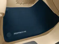 Floor mats with Nubuck edging. Porsche 970.1 Panamera  2010   RHD - Right hand drive - 97055106301dk4
