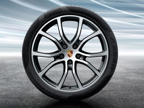 21' Cayenne Exclusive Design BLACK Alloy Wheels & Summer Tyres Original Porsche - 9Y0044660L, 9Y0044661L, 9Y0044662L