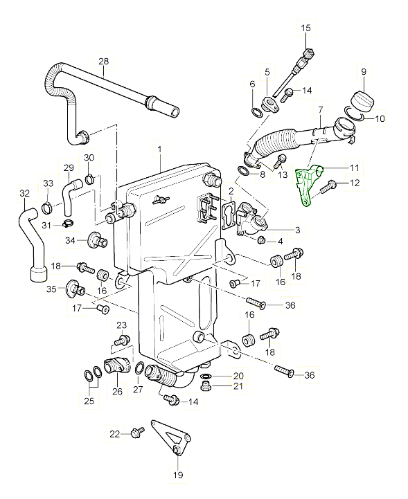 Buy Porsche 997 (911) MK2 20092012 997 MKII GT3 2010>> Filler Neck