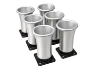 Velocity Stack Set Silver for Rennen ITB. Porsche 911 / 964