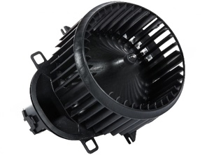 Heater blower motor with fan. Porsche 958 Cayenne  (Right hand drive) - 95857234102, 95857234101