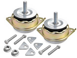 Engine mount kit, SET OF 2. Porsche 964 C4 1989-93 - 96437504901, 96437505001 - BP PS6890AL, BP PS6890AR
