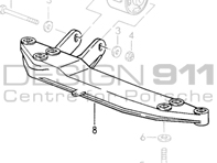 Gearbox Mount Carrier. Porsche 993 C4 / C4S / Turbo MANUAL - 99337531301