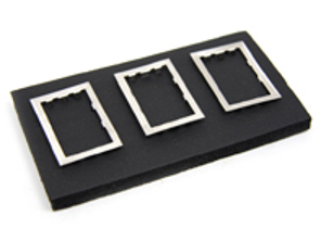 Frame for window switch, Set of 3. Porsche 911 73-89 / 964 / 993 - 91161363520