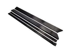 Door Threshold Side Sills Protectors Set BLACK FINISH. Porsche 911 1965-73 - 90155111550, 90155111650 - IA.008.002