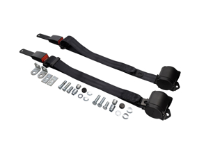 SEAT BELTS - FRONT Automatic / Inertia VERTICAL B PILLER SEAT MOUNT BUCKLES PAIR - 92880312610, 9288031261070B