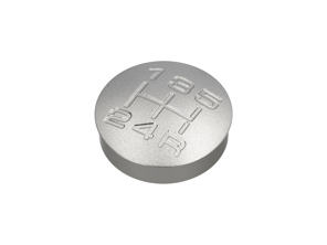 Gear knob insert Alloy engraved for Porsche Boxster / 944 / 924 - 931424075001AJ - GI944