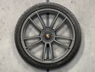 20-/21-inch 911 Turbo S, Platinum (satin-gloss) Alloy wheels and winter tyres Original Porsche - 992044603AC
