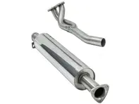 Downpipe and Front Silencer for - Porsche 944 2.7ltr M44-11 and M44-12 CARGRAPHIC N-GT - 94411198703, 94411198503, 94411198501