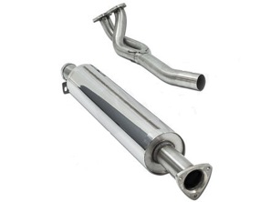 Downpipe and Front Silencer for - Porsche 944 2.7ltr M44-11 and M44-12 CARGRAPHIC N-GT - 94411198703, 94411198503, 94411198501