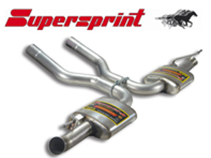 Exhaust Muffler / Silencer 'RACING' Rear. Porsche Cayenne 957 Supersprint - 244906