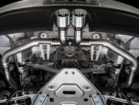 AWE Track edition exhaust system with Silver tips for Porsche 718 Boxster / Cayman - 3010-32038, 3010