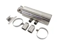 Exhaust Muffler / Silencer Rear box with Valves Sports 'GT3' style DesignTek. Porsche 911 1975-89 - 93011102200, 93011102203, 93011104300, 93011104301, 93011104303
