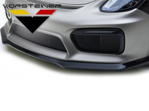 Vorsteiner V-CS Aero Front Splitter for Porsche 981 Cayman GT4 - 9700POV