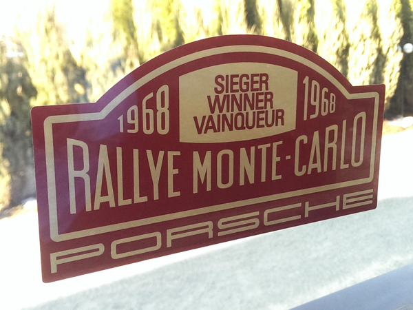 autocollant sticker adesivo 63 eme RALLYE MONTE CARLO 1995