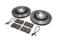 Front brakes disc Ø:345mm & brake pads package Porsche Macan 2.0L upto 29/11/2016 - 95B615301M, 8R0698151H, 95B907253A