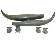 Front bumper (non welded) with brackets. Porsche 356 - 356A (1952-59) - 64450501100, PP125, P125