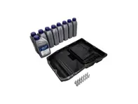 Gearbox oil pan filter and oil kit. Porsche 970 Panamera - 97032102500, 97032180900, 00004330573, 00004330624, 95830054000
