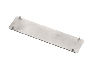 Mounting plate for lettering. Porsche 911 1970-77 - 91155910700, 91155901502, 91155901503