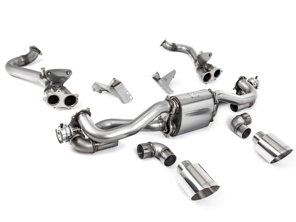 Milltek GPF Bypass Sports Exhaust With Polished GT-115 Trims. Porsche 718 Cayman / Boxster GTS 4.0L - 982251053E, 982251053K, 982251053F, 982251053H, 982251053D, 982251053G, 982254351B, 982254351L, 982254351AA, 982254351P, 982254351R, 982254350B, 982254350L, 982254350AA, 982254350P, 982254350R - SSXPO162