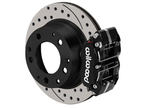Rear brake Dynapro-P caliper and rotor kit with vented, drilled and slotted discs. Porsche 911 1969-83 Wilwood - 90135204114, 91135290700, 91135290800 - 140-16680-D, 140-16680-DR, 140-16680-DY