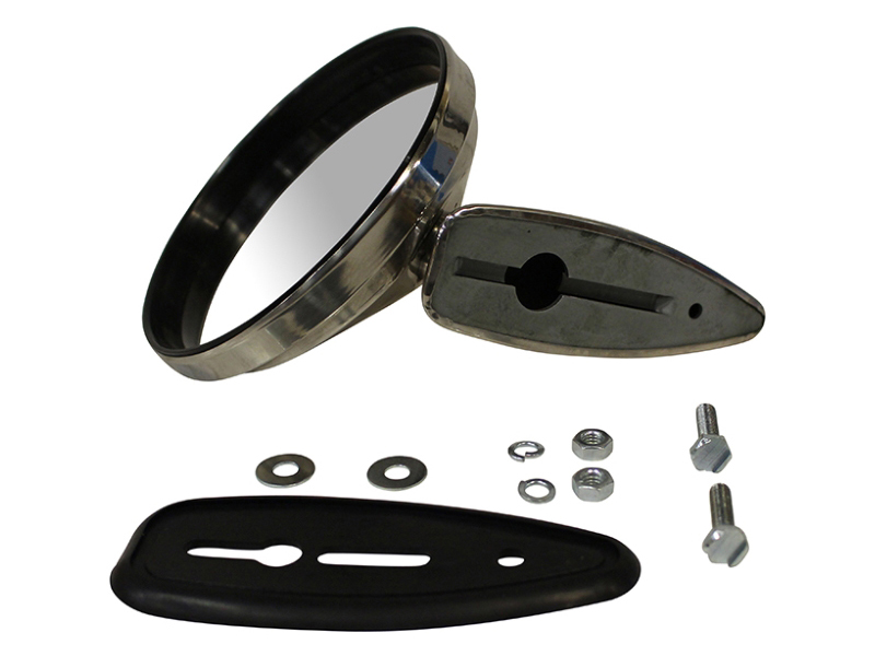 thumbnail image 2 of DURANT Style Replica Mirror – Porsche 911, 912 65-67, 356 C 63-65 – Chrome – Germany 2 of 3