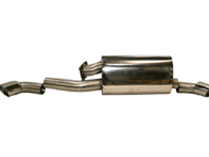 Exhaust Muffler / Silencer Twin Outlet Sports. Porsche 930 Turbo - 92208SD, 92.208SD, 1620605600