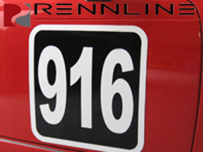 Rennline Magnetic Race Numbers Square - EM04